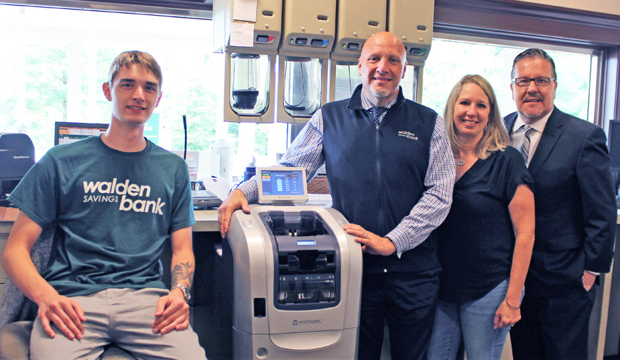 Historic Walden Savings Bank embraces newest technology