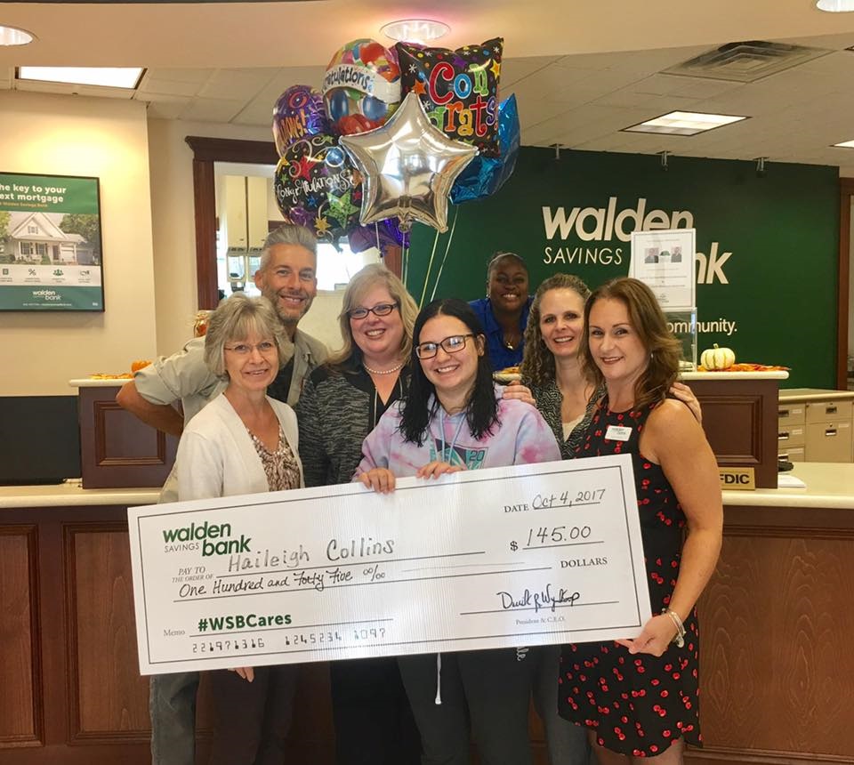 WALDEN SAVINGS BANK CELEBRATES 145 YEARS IN THE COMMUNITY
