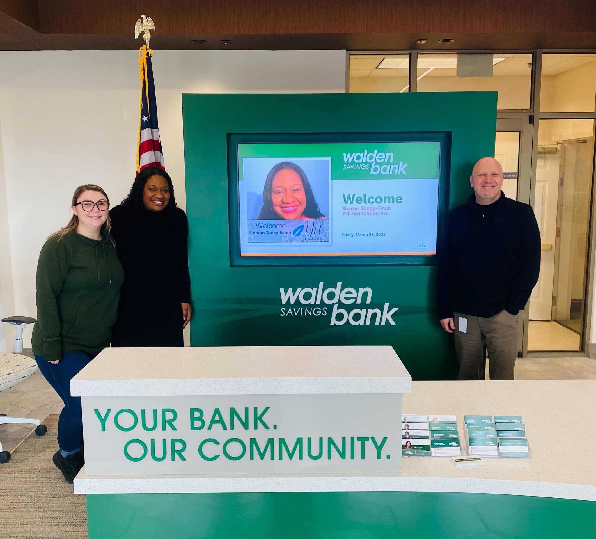 WALDEN SAVINGS BANK AND THE YIT FOUNDATION 