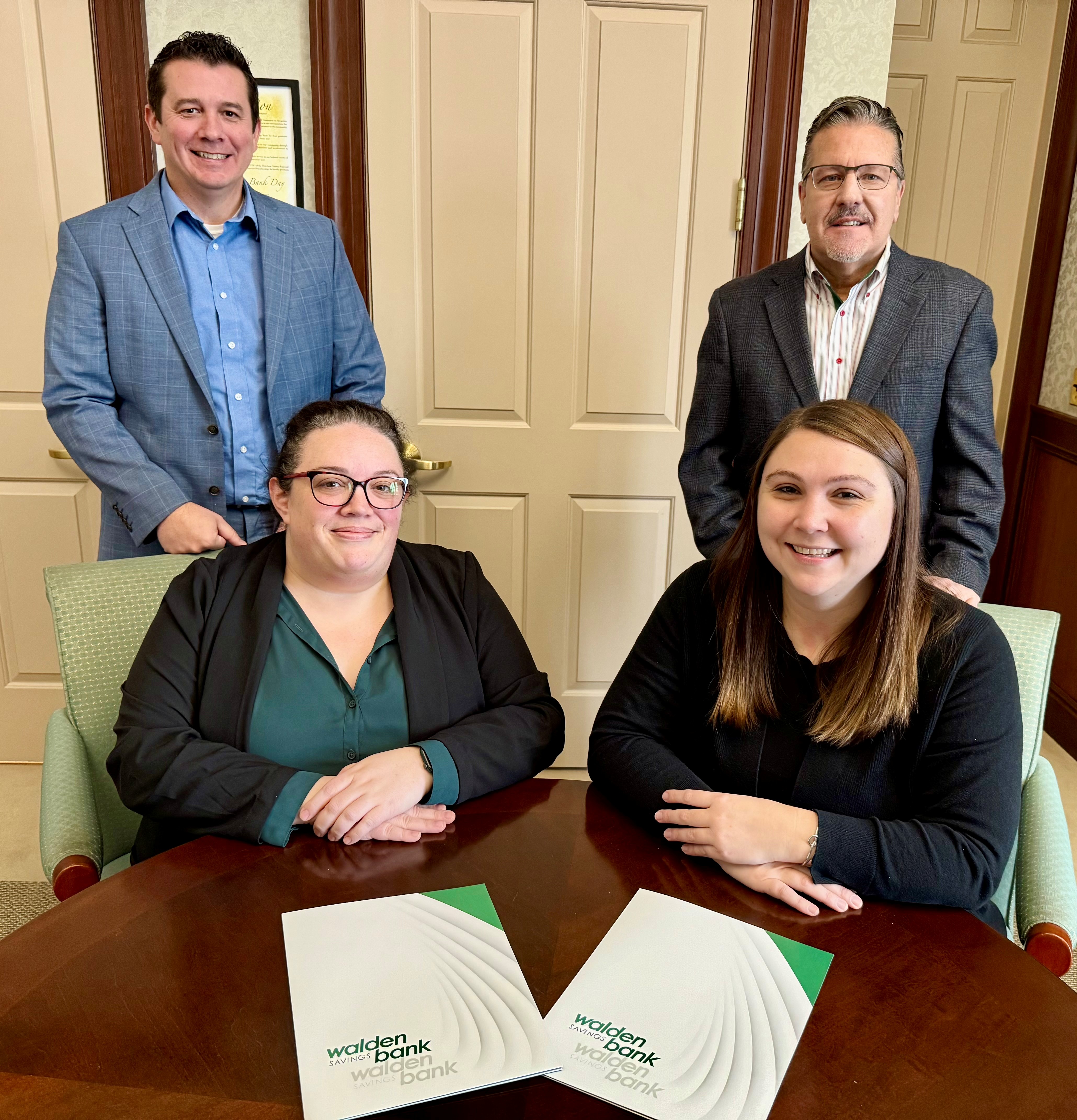   WALDEN SAVINGS BANK ANNOUNCES THREE NEW OFFICER APPOINTMENTS 